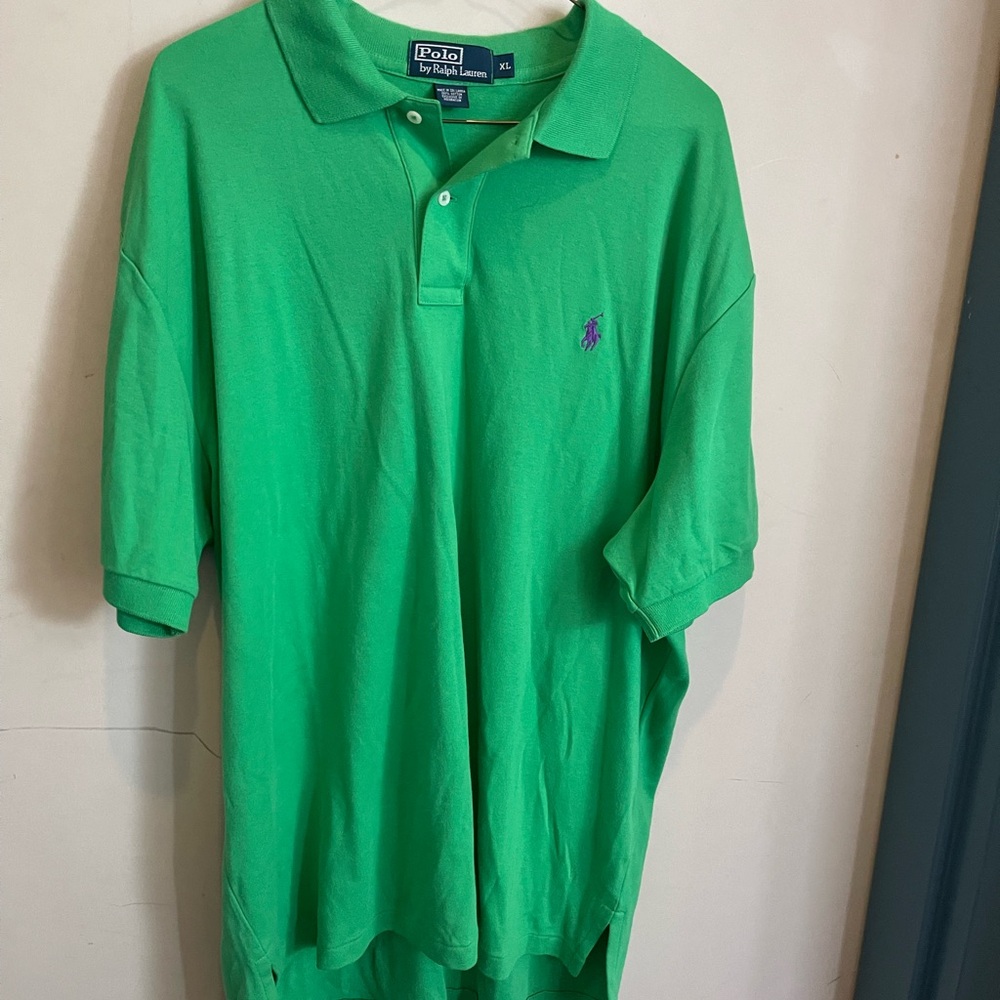 Ralph Lauren Polo Vibrant Green Polo Shirt